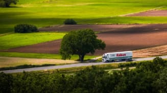 Klimafreundlicher Transport Teichfolie