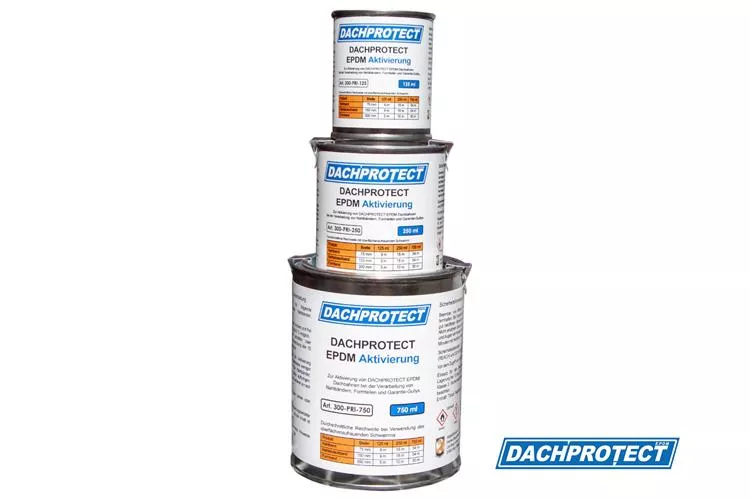 DACHPROTECT EPDM Aktivierung 750 ml inkl. Schwamm & Handschuh für Nahtprodukte (bis 55 m Naht)