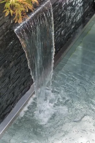 Garten Wasserfall Edelstahl