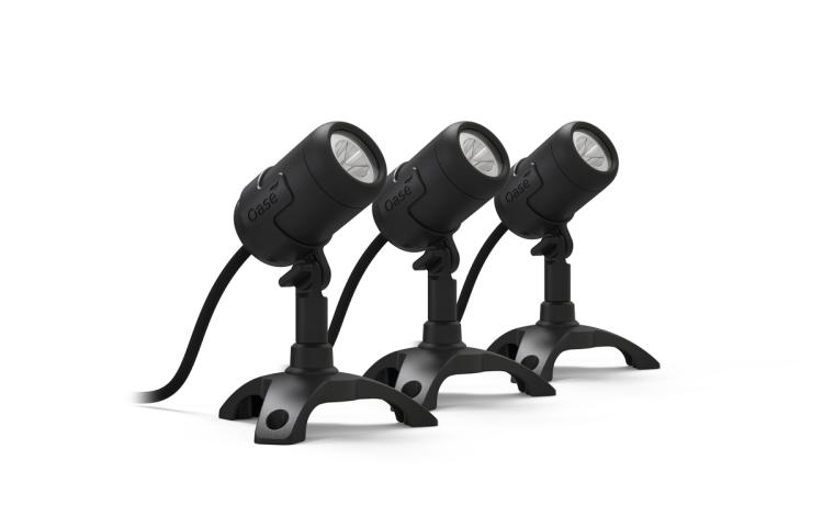 OASE LunAqua Connect S Set 3 LED Gartenbeleuchtung warmweiß