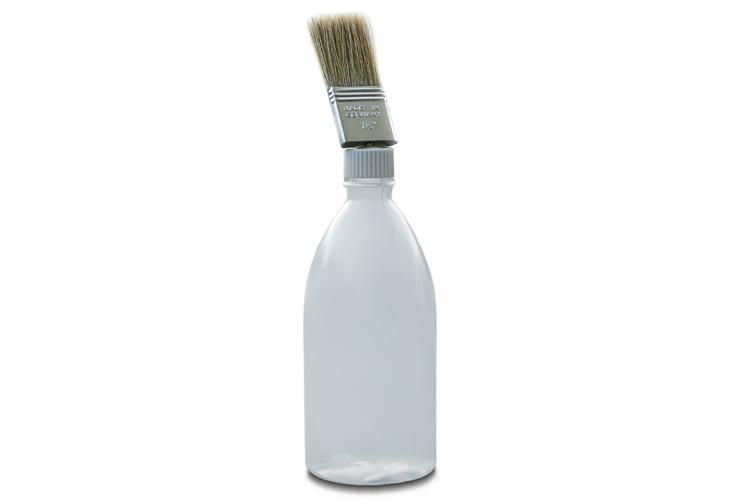 Nachfüllflasche mit Pinsel für Quellschweißmittel
