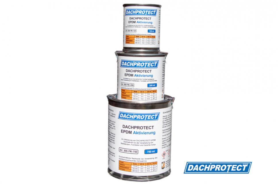 DACHPROTECT EPDM Aktivierung 250 ml inkl. Schwamm & Handschuh für Nahtprodukte (bis 18 m Naht)