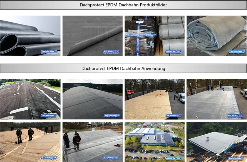EPDM DACHPROTECT Dachbahn 1,20 mm schwarz EPDM DACHPROTECT Dachbahn 1,20 mm schwarz