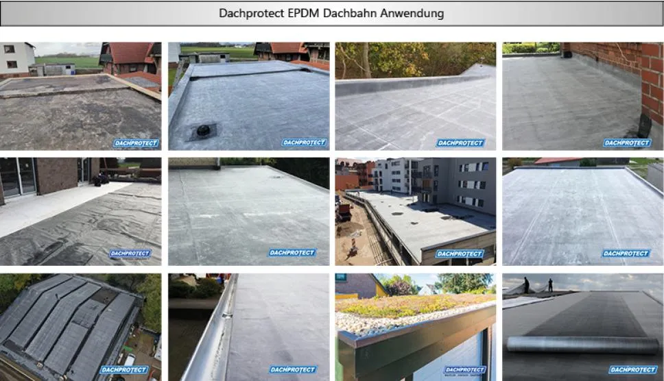 EPDM DACHPROTECT Dachbahn 1,20 mm schwarz EPDM DACHPROTECT Dachbahn 1,20 mm schwarz