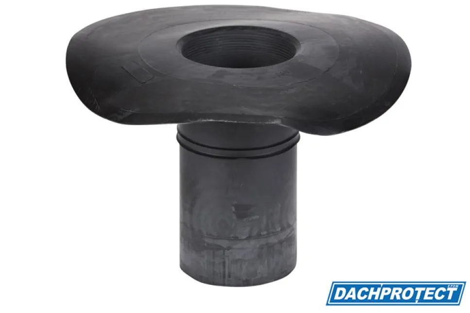 SET - DACHPROTECT Klebe-Gully DN 150 (Flansch 380 mm / Stutzen 243 mm) SET - DACHPROTECT Klebe-Gully DN 150 (Flansch 380 mm / Stutzen 243 mm)