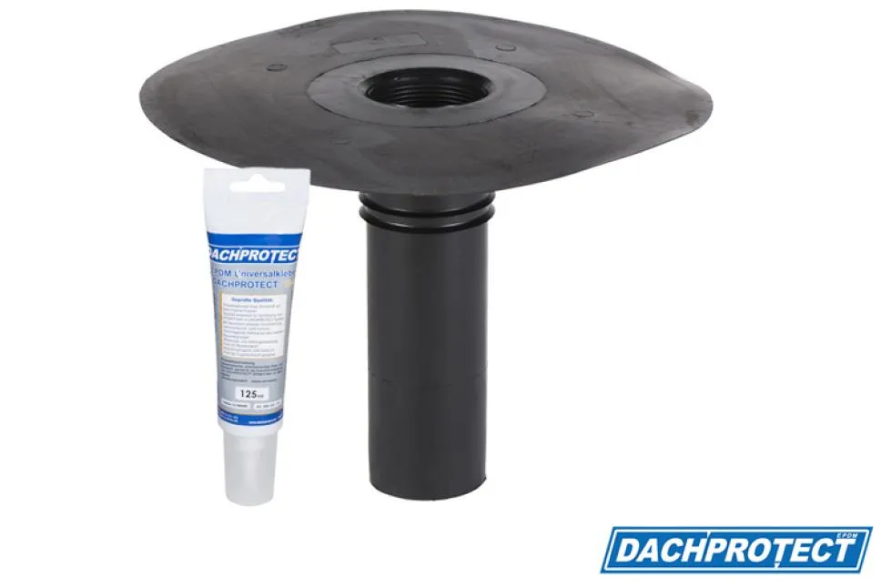 SET - DACHPROTECT Klebe-Gully DN 75 (Flansch 280 mm / Stutzen 243 mm) SET - DACHPROTECT Klebe-Gully DN 75 (Flansch 280 mm / Stutzen 243 mm)