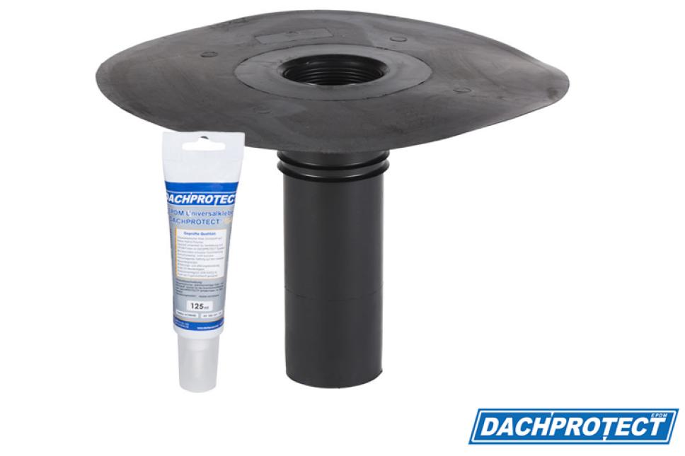 SET - DACHPROTECT Klebe-Gully DN 86 (Flansch 320 mm / Stutzen 243 mm) SET - DACHPROTECT Klebe-Gully DN 86 (Flansch 320 mm / Stutzen 243 mm)