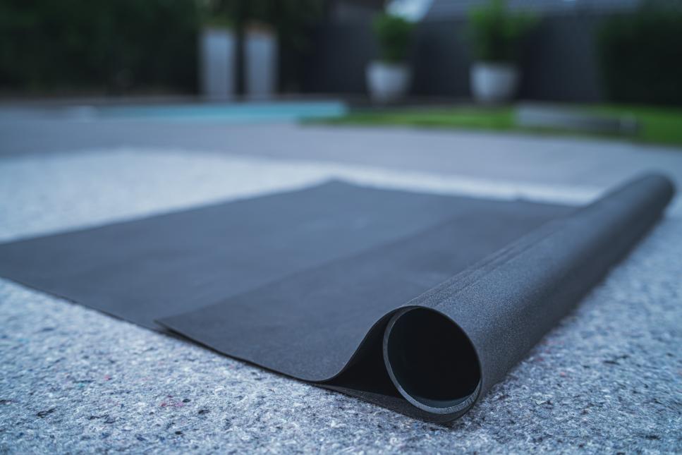 EPDM Teichfolie 1,2 mm mit Vlies 500g/m² EPDM Teichfolie 1,2 mm mit Vlies 500g/m²