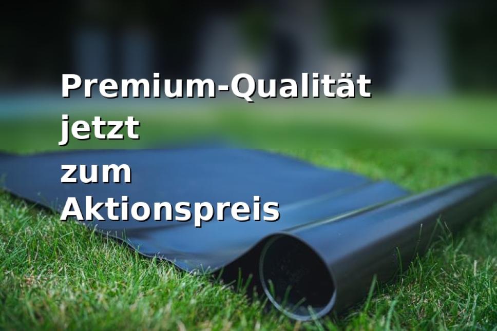 PVC Teichfolie 1,00 mm schwarz - Lagerabverkauf