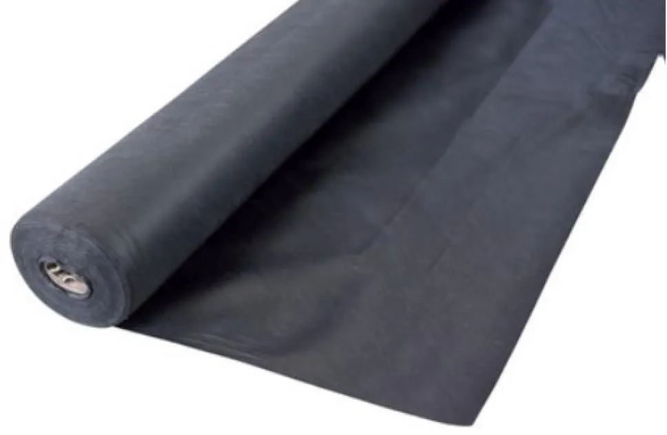 Schwarzes Unkrautvlies als Rollenware